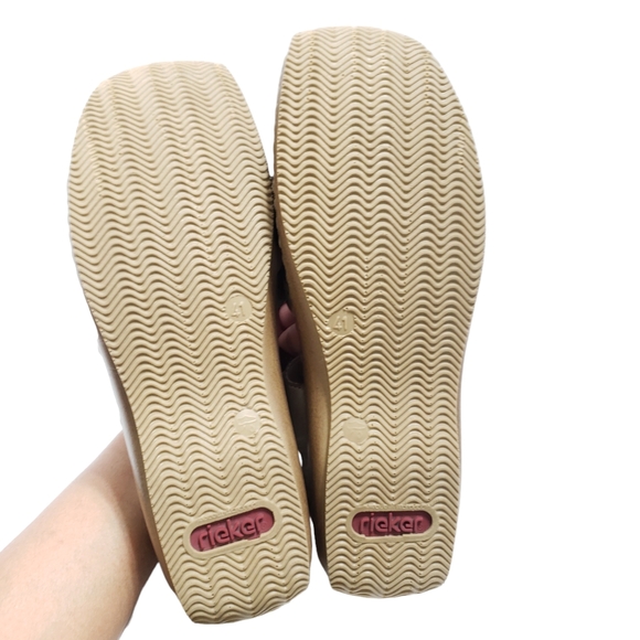 Rieker Anti Stress Mary Jane Sandals Tan Size 9.5 - Picture 7 of 10